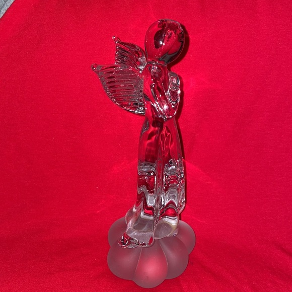 Vintage 1976 Bicentennial handcrafted Crystal praying Angel figurine. - Picture 5 of 7